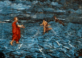 Jesus läuft auf dem Meer